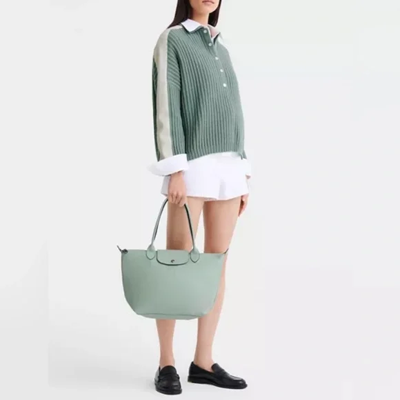 Longchamp Le Pliage Xtra Medium Leather Tote & Dust Cover - Picture 5 of 16